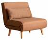 Tugitool Hanah Home Folde Single, 80 x 50 x 42 cm, pruun