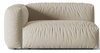Mooduldiivani osa Micadoni Martina Structured, 160 x 106 x 75 cm, helebeež, vasak