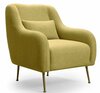 Tugitool Hanah Home Sevilla, 90 x 78 x 89 cm, kollane
