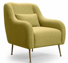 Tugitool Hanah Home Sevilla, 90 x 78 x 89 cm, kollane