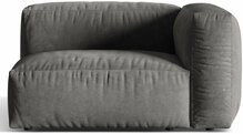 Moduldiivani osa Micadoni Martina Vogue 15, parem, hall, 121 x 106 x 75 cm