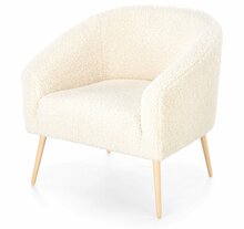 Tugitool Halmar Grifon 2, 77 x 67 x 78 cm, kreem/pruun