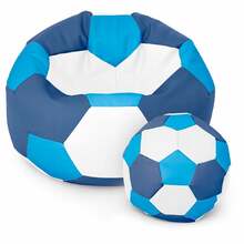 Kott-tool Blue Ball XXXL, 80 cm, sinine/valge