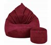 Kott-tool Sako Mega Premium Terra Velour XXL, 100 x 130 cm, punane/bordoo