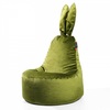 Kott-tool Qubo Daddy Rabbit, 130 L, roheline, gobelään