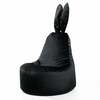 Kott-tool Qubo Daddy Rabbit, 130 L, gobelään, must