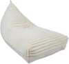 Kott-tool Home4you Fjord P0065374, 130 x 80 x 20/70 cm, valge
