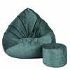Kott-tool Sako Mega Premium Terra Velour XXL, 100 x 130 cm, roheline/tumeroheline