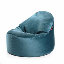 Kott-tool Qubo Cuddly 80, 380 L, mööblikangas, sinine/türkiis/helesinine