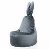 Kott-tool Qubo Daddy Rabbit, 130 L, gobelään, tumehall