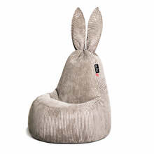Kott-tool Qubo Daddy Rabbit Wood Feel Fit, helepruun