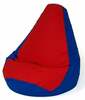 Kott-tool Go Gift Sako, 130 x 90 cm, pirnikujuline, tumesinine/punane, XL