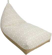 Kott-tool Home4you Romb, 130 x 80 x 20/70 cm, beež