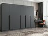 Riidekapp Kalune Design Kale Plus 7776, 52 x 270 x 210 cm, antratsiit