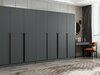 Riidekapp Kalune Design Kale Plus 7779, 52 x 315 x 210 cm, antratsiit