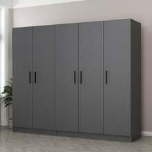 Riidekapp Kalune Design Kale 5079, 52 x 225 x 210 cm, antratsiit