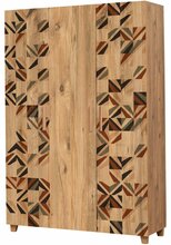 Riidekapp Kalune Design Leva Triangle, 48 x 120 x 189 cm, pruun