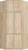 Nurgakapp Akord S100, 100 x 50 x 235 cm, sonoma tamme/pruun
