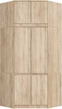 Nurgakapp Akord S100, 100 x 50 x 235 cm, sonoma tamme/pruun