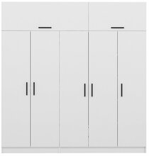 Riidekapp Kalune Design Kale 3085, 225 x 52 x 235 cm, valge