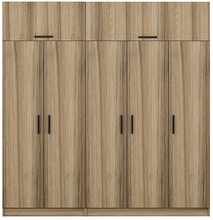 Riidekapp Kalune Design Kale 7709, 52 x 225 x 255 cm, pruun