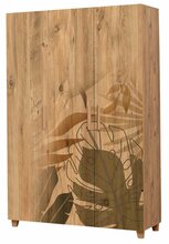 Riidekapp Kalune Design Leva Hedera Forest, 48 x 120 x 189 cm, pruun