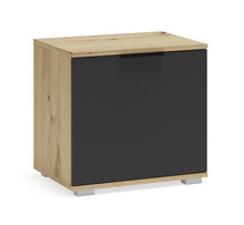 Kingakapp Halmar Clif ST-50, 50 x 38 x 48 cm, tamm/antratsiit