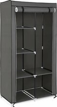 Kangast riidekapp Songmics XL, 88 x 45 x 170 cm, must