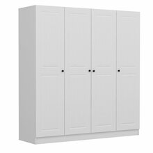 Riidekapp Kalune Design Kale Mebran 4008, 52 x 180 x 190 cm, valge