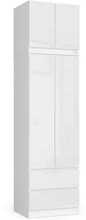 Riidekapp Akord S60, 60 x 51 x 234 cm, valge