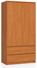 Riidekapp Akord S90, 51 x 90 x 180 cm, tamm/pruun