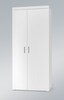Riidekapp Cama Meble Samba, valge, 1 BI/BI, 2 ust, läikiv
