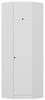 Riidekapp Kalune Design Kale 2305, 52 x 74 x 235 cm, valge