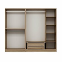Riidekapp Asir Kale 190 v2, pruun