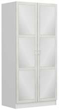 Riidekapp Kalune Design Kale Chain Mirror, 90 x 52 x 190 cm, peegliga, valge