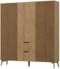 Riidekapp Eltap Entsian 185, 60 x 185 x 192 cm, tamm