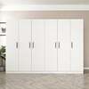Riidekapp Kalune Design Kale 3807, 52 x 270 x 210 cm, valge