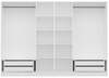 Riidekapp Kalune Design Kale 5034, 52 x 270 x 210 cm, valge