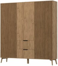Riidekapp Eltap Entsian 185, 60 x 185 x 192 cm, tamm