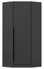 Riidekapp Kalune Design Kale Plus 210, 52 x 74 x 210 cm, antratsiit