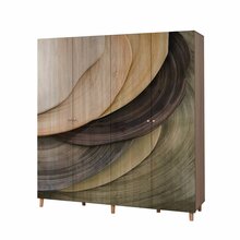 Riidekapp Kalune Design Loni 4 977, 52 x 180 x 192 cm, pruun