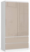 Riidekapp Akord Furniture Factory S90, pruunikas, 50.4 x 90.4 x 180 cm