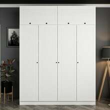 Riidekapp Kalune Design Kale 8401, 52 x 180 x 190 cm, valge