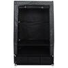 Tekstiilist riidekapp Saska Garden Orient, 88 x 50 x 160 cm, must