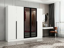 Riidekapp Kalune Design Kale Plus 7811, 52 x 225 x 210 cm, valge/hall