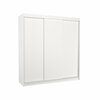 Riidekapp Adrk Furniture Megan, 200 x 215 x 58 cm, valge