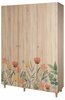 Riidekapp Kalune Design Lena 915, 52 x 135 x 192 cm, pruun