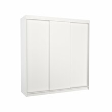 Riidekapp Adrk Furniture Megan, 200 x 215 x 58 cm, valge