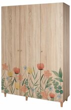 Riidekapp Kalune Design Lena 915, 52 x 135 x 192 cm, pruun