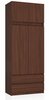 Riidekapp Akord S90, 51 x 90 x 234 cm, pähkel